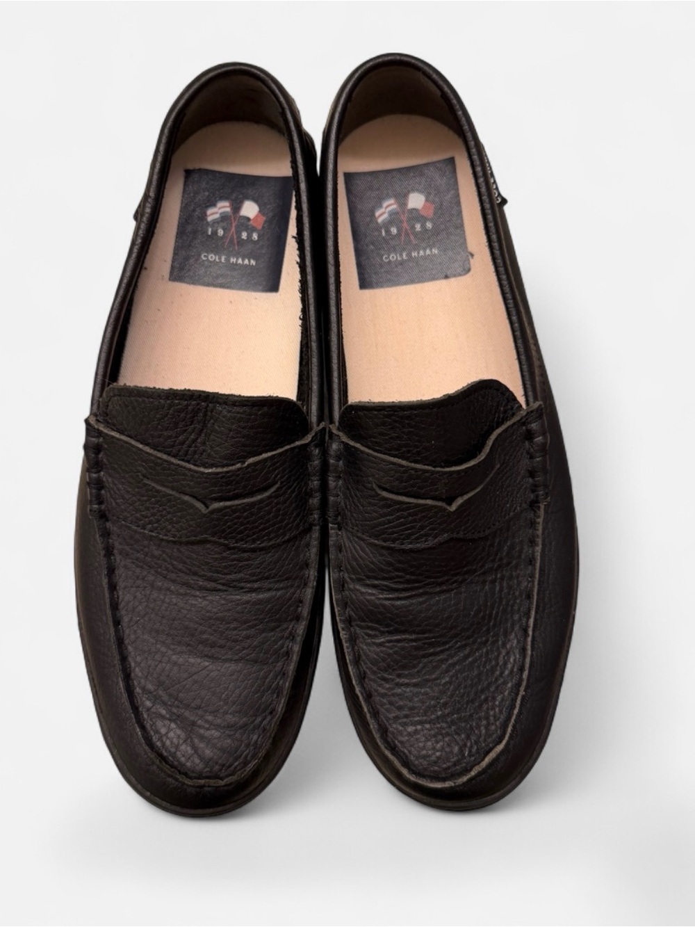Cole Haan Black Leather Penny Loafers Men’s Size 10M